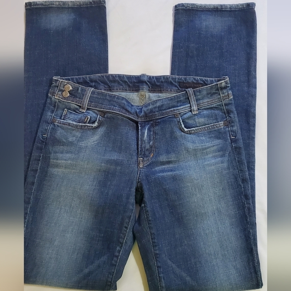 Citizens Of Humanity Indigo Straight Leg Jeans. Sz 30x33